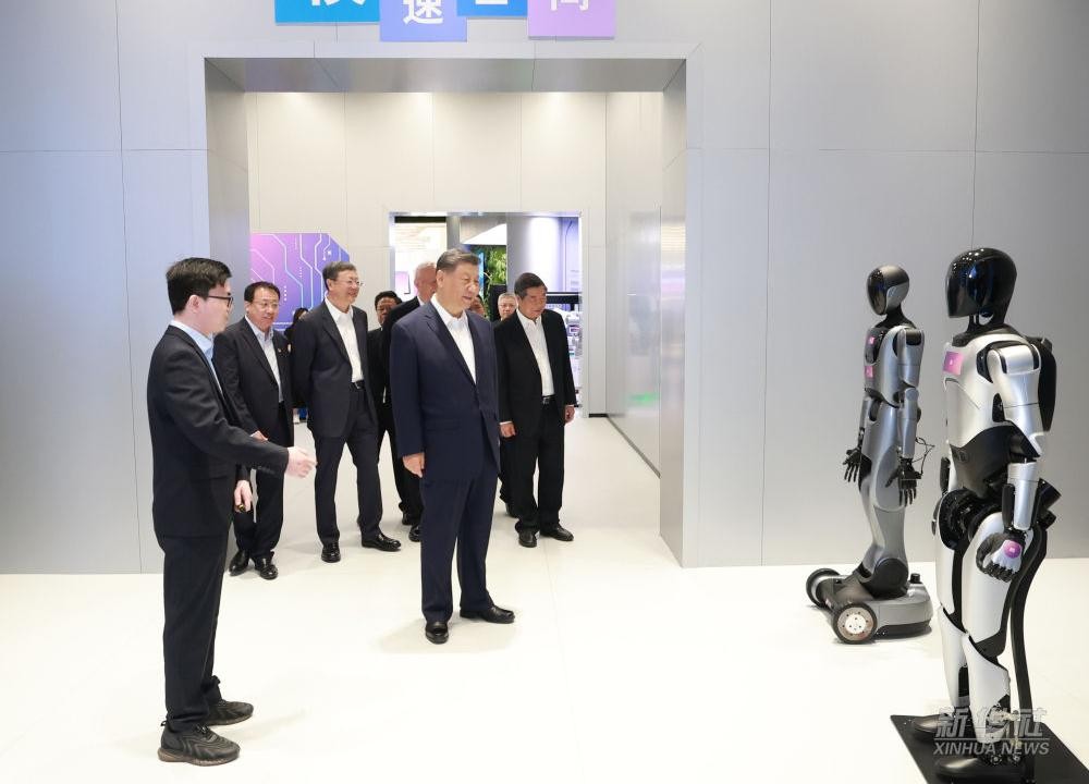 习近平总书记到上海调研，乐玩lewin代表具身智能行业汇报进展